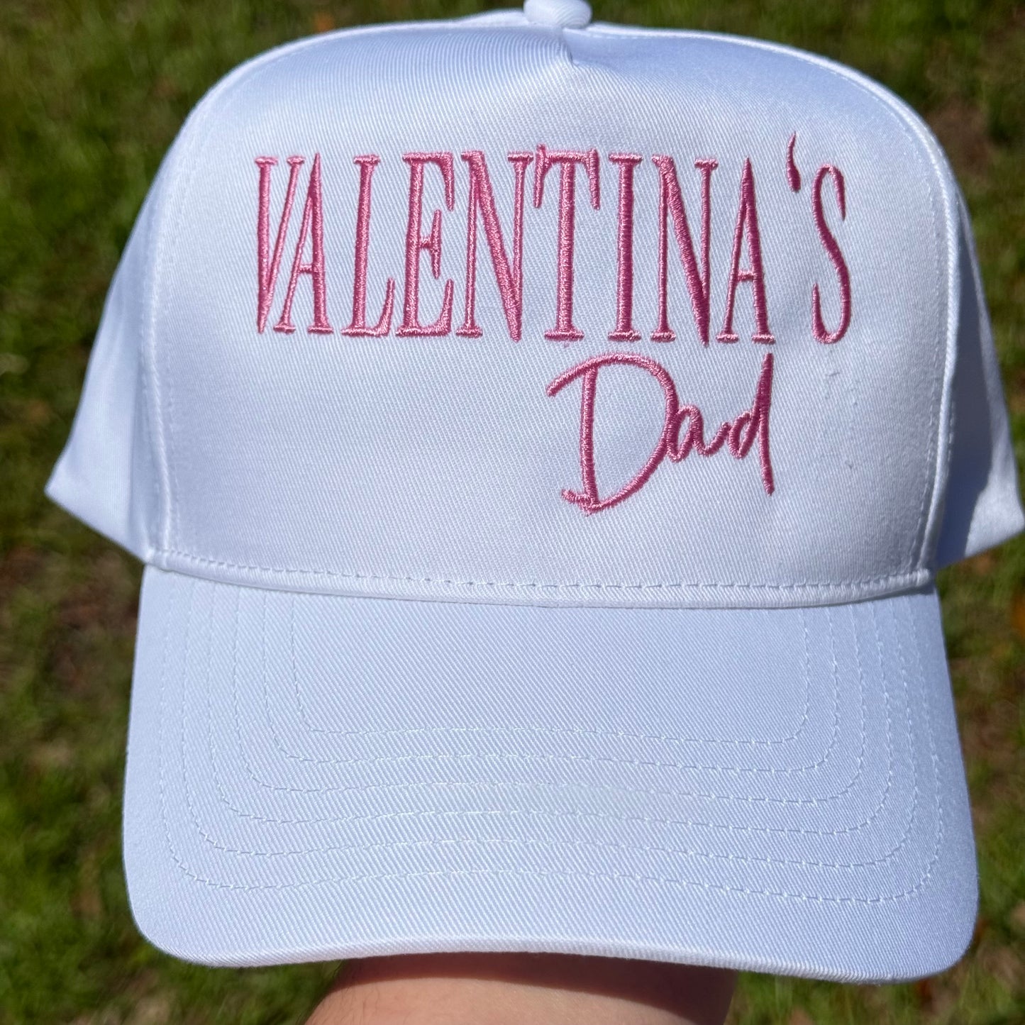 Personalized Embroidered Mom & Dad Trucker Hats
