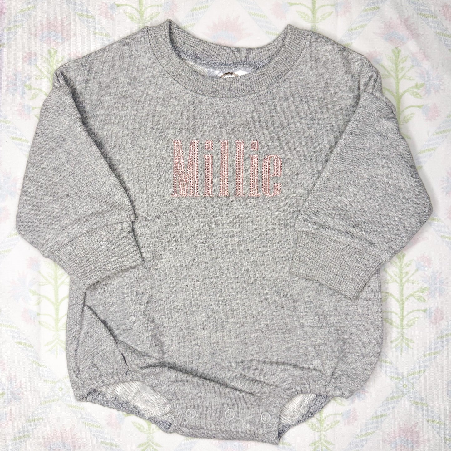 Custom Embroidered Sweatshirt Bubble