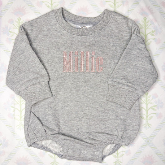 Custom Embroidered Sweatshirt Bubble