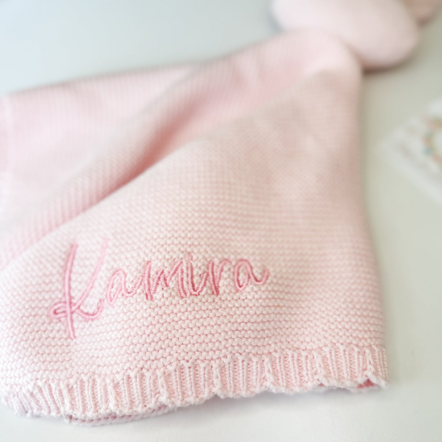 Embroidered Bunny Lovey