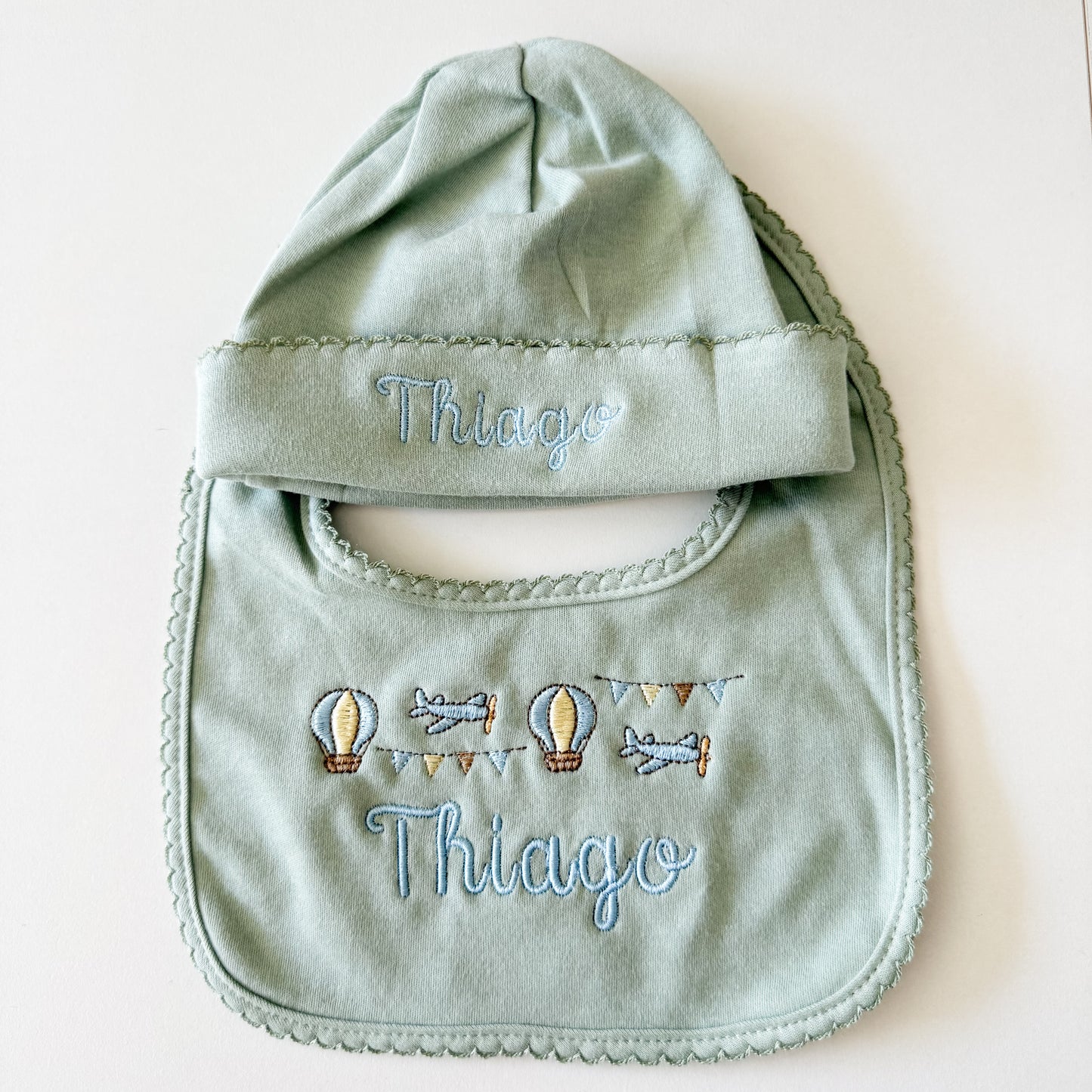 Picot Trim Baby Set