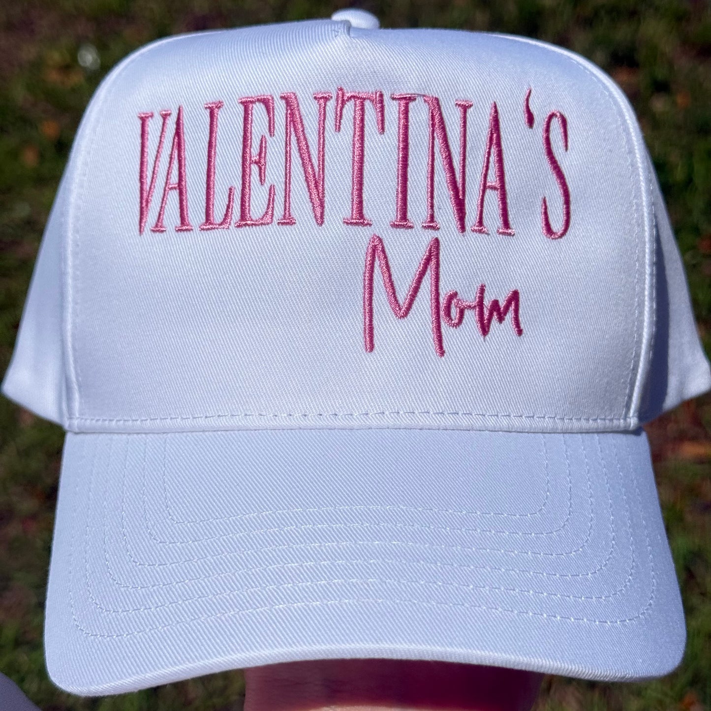 Personalized Embroidered Mom & Dad Trucker Hats
