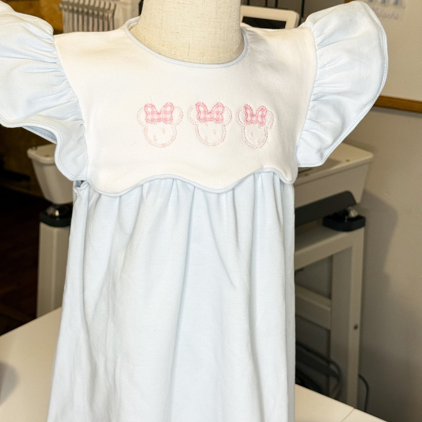 Personalized Ruffle Sleeve Dress