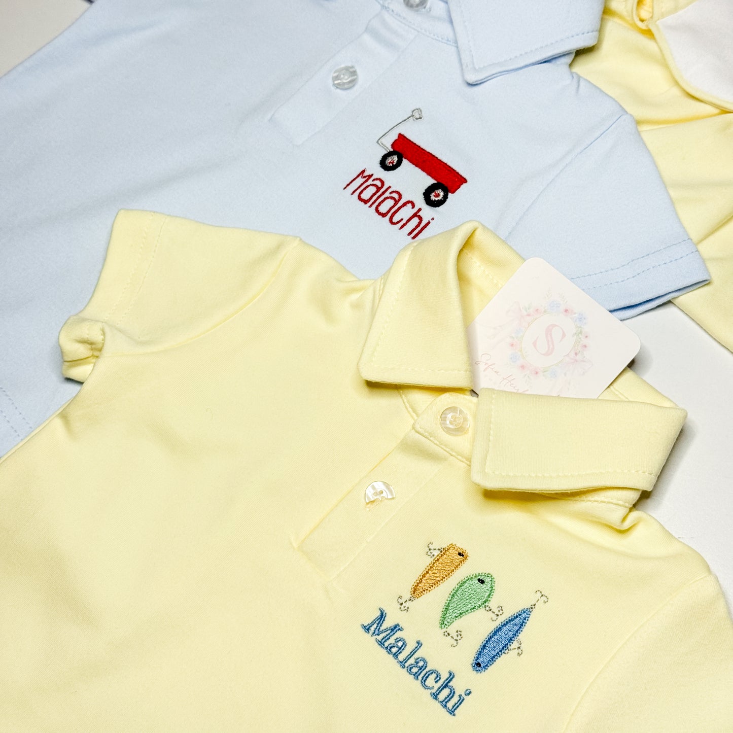 Personalized Embroidered Boys Polo