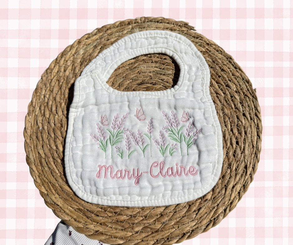 Personalized Muslin Bibs