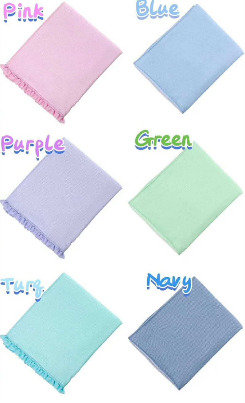Personalized Seersucker Beach Towels