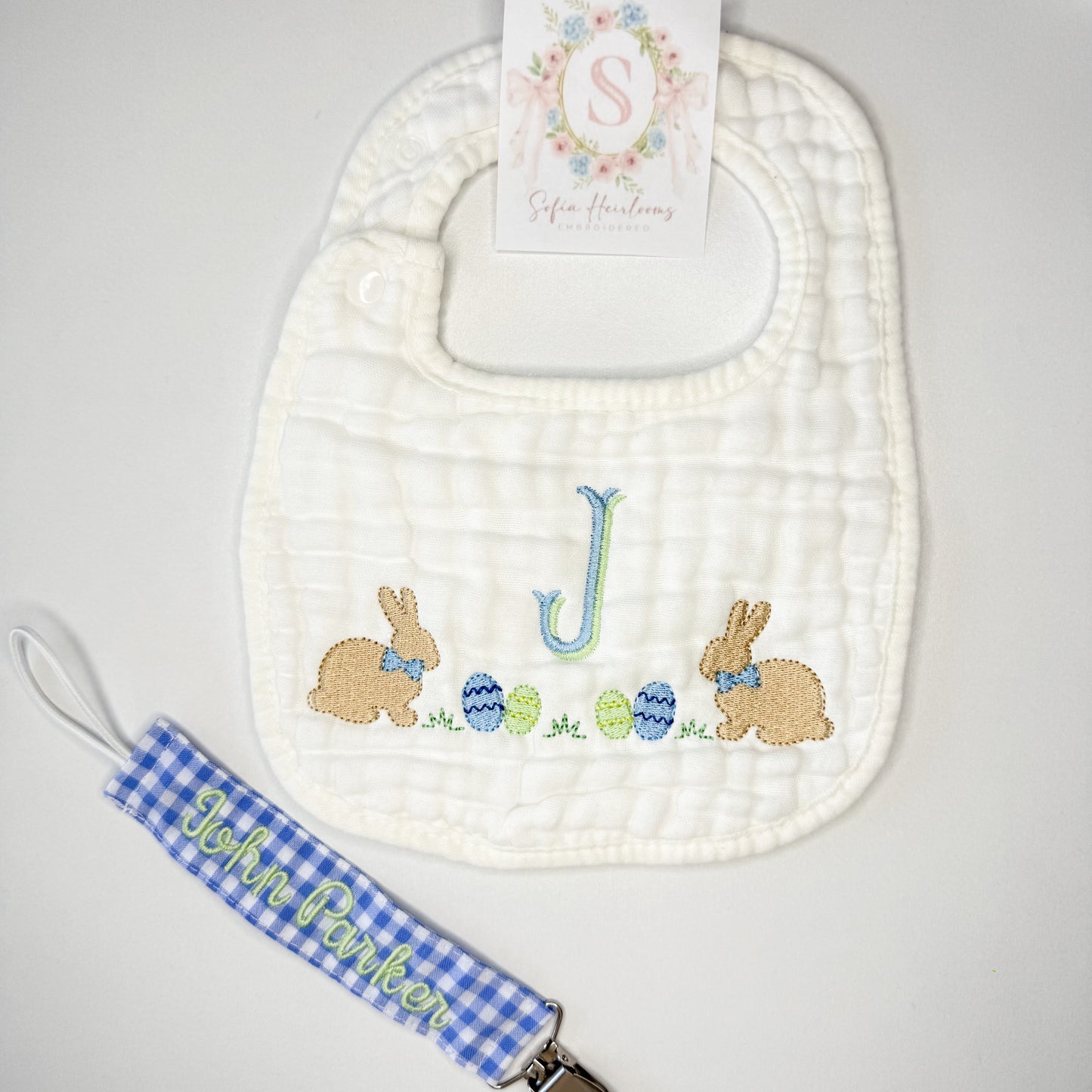 Personalized Muslin Bibs